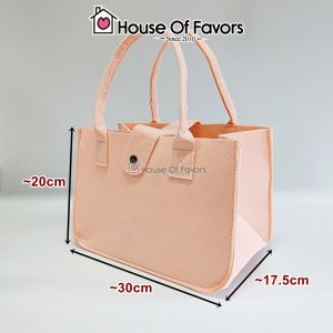 Small Large Size Felt Bag Doorgift Corporate Event Goodies Ramadhan Hari Raya Gift Packaging Bag