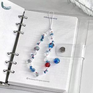 YUYIN4 Y2k Thẩm Mỹ Điện Thoại Di Động Dây Buộc Phong Cách Ins Đính Cườm Điện Thoại Chuỗi Chống Mất Điện Thoại Di Động Dây Đeo Vòng Đeo Tay Keychain Mặt Dây Chuyền