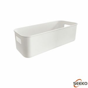 Seeko White Desk Storage Box Universal Organizer for Glasses Pens Remote Control Phone Case