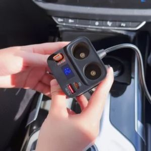 multifunctional car 261W nuclear-grade output cup charger adapter plug super-fast retractable PD 45W adapter plug one-to-two compatible