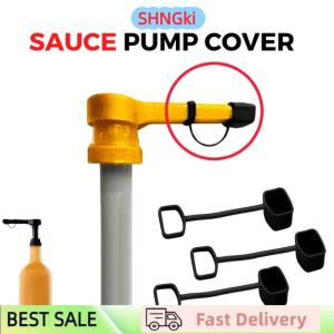 SHNGki 5 10 PCS Coffee Syrup Pump Tip Cap Covers Pourer Cap Syrup Covers Caps Silicone Fits For Syrup Pump Pour Dispenser