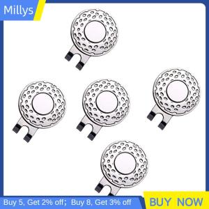 Millys อุปกรณ์ทำเครื่องหมายลูกกอล์ฟพร้อมที่หนีบหมวกกอล์ฟแม่เหล็กสำหรับกลางแจ้ง