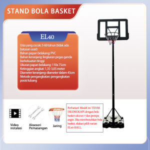TIANG RING BASKET PORTABEL STAND BASKET ANAK/Mainan Basket Bola Ring Basket Tiang Besi Portable Bisa Dipindah Pindah/Ring-Basket-Dan-Tiang