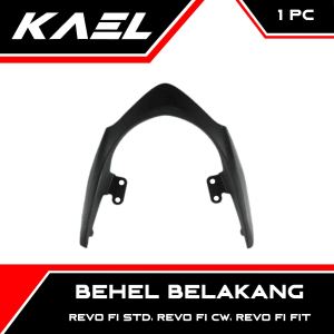 Behel Karet Honda Revo FI-F1-Fit-CW-STD Begel-Pegangan Tangan-Bracket-Breket-Braket-Brecket-Handle-Handel-Hendel-Hendle Besi Jok-Jox Belakang