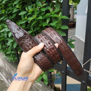 [FREE SHIP] Siêu Phẩm Thắt Lưng Da Cá Sấu Có Đầu BAO ĐẸP!