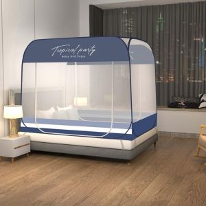 Màn Chụp Mùng Chụp Cao Cấp Mộc Miên Đỉnh Vuông - Kích thước 16mx2m ( video hình thật )