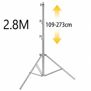 【Fast Shipping】280cm Stainless steel heavy duty light stand Camera tripod Spring stand For pro studio/e-com/ad/film/tv