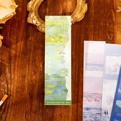 30pcs [Per Box] Pembatas Buku Motif Paper Bookmark Painter Series Pembatas Buku Kertas Aesthetic