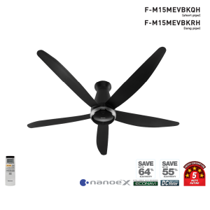 PANASONIC F-M15ME NANOE™ X 5-BLADE CEILING FAN F-M15MEVBKQH/RH