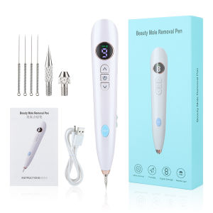 Skin Tag Remover 9 Level Tattoo Wart Removal Eliminator Lcd Plasma Pen Papillomas Electric Freckle Dark Spot Mole Removal Kit