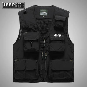 Jeep Spirit 1941 estd cắm trại Áo khoác nam áo ba lỗ đi bộ đường dài câu cá nhiếp ảnh leo núi áo vest sát nách