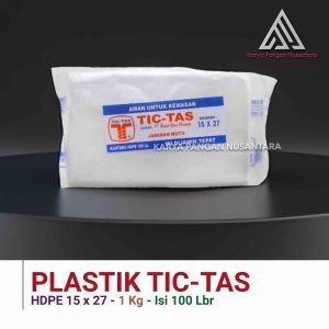 PLASTIK TICTAS KANTONG HDPE FOOD GRADE PER PACK ISI 100