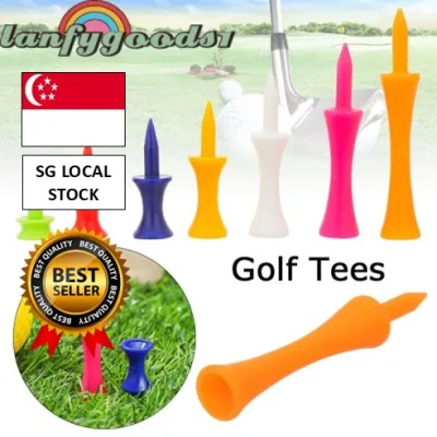 [SG 🚚] 20pcs Colorful Plastic Golf Tee Step Down Graduated Castle Tee Height Control Golf Practice