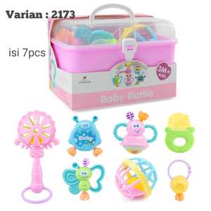 TEETHER BAYI (ISI 11PCS) GIGITAN BAYI SILICON LEMBUT BPA FREE TEETHER BAYI BPA FREE Mainan Lonceng Kerincingan Bayi 11cs Set Mainan Teether Bayi Gigitan Tangan Pegangan Kerincingan