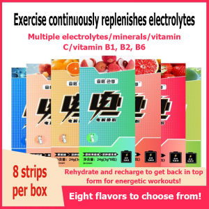 【SG Inventory】Electrolyte Powder Boost Energy & Hydration for Sports/Fitness 8 Flavours (Vitamin-Infused)