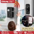 Chuông Báo Động Chống Trộm khoá an toàn thông minh gắn cửa báo khách còi hú to. 