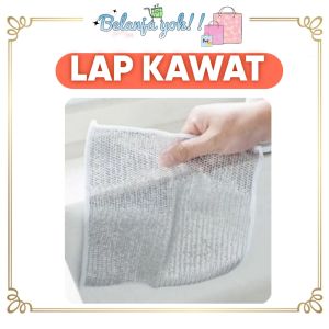 BY848 Kain Lap Dapur Kawat Halus untuk membersih panci dan tidak merusak Panci