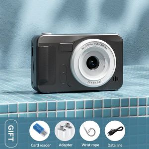 กล้องดิจิตอล CCD กล้องคู่หน้าและหลังโฟกัสอัตโนมัติ HD พิกเซล 4400W วิดีโอ HD ซูม 8 เท่า