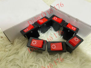 COMBO 10 công tắc bập bênh ô tô 2 chân hình tròn. Công tắc bập bênh số 1
