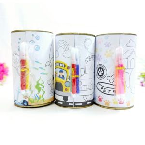 Celengan Lukis PERMANEN Warna Bisa Custom Gambar Souvenir Ulang Tahun Anak by GH Eduplay