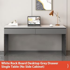 Rock Slab Office Table Light Luxury Study Table Modern Computer Desk Minimalist Office Desk