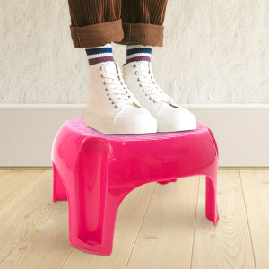 MAXONIC PLASTIC STOOL OVAL SHAPE KIDS CHAIR HEAVY DUTY STOOL SMALL SEATS