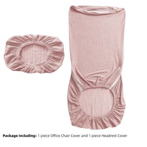 HOL Ergonomic Office Chair Cover Set with Headrest Cover Water Repellent Managerial Chair Cover for Office Executive Chair Just Cover Not Chair