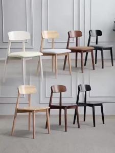 Designer Stool Table Chair Dining Stool Chair Solid Wood Chair Simple Cream Style Chairs For Dining Chair