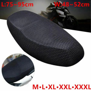 SADSAF Universal Durable Net Seat Cover Breathable M/L/XL/XXL/XXXL Anti-slip 3D Mesh Protector Seat Covers Electric Bike Motorcycle Cushion Cover