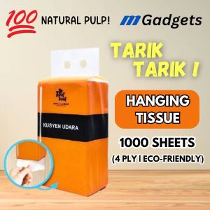 [Buy 4 Get 1 Free Hook] Tarik- Tarik Hanging Tissue 4 Ply 1000 Sheets
