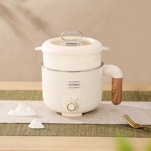 1.8L Electric Cooker Household Cooking And Frying Multi-functional Electric Hot Pot Student Dormitory Noodles Small Electric Pot 電煮鍋