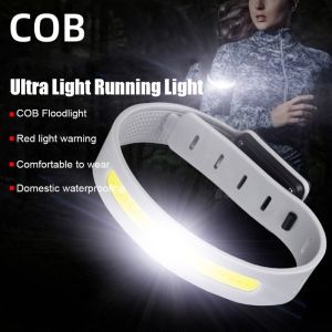 Night Sport Running Cycling LED Flashing Wristband USB Rechargeable Armband Outdoor Safety Arm Leg Warning Wrist Strap Light