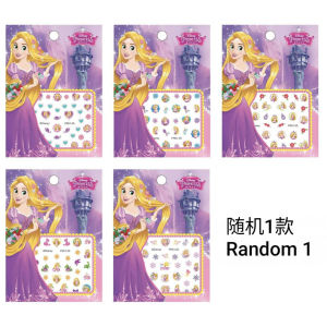 Pelekat Kuku Cartoon Nail Stickers 3D Glow Light Nail Art Self-Adhesive Waterproof Nail Decoration