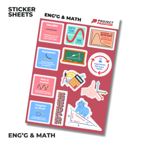 "Engineering & Math" theme stickers by Project Padayon