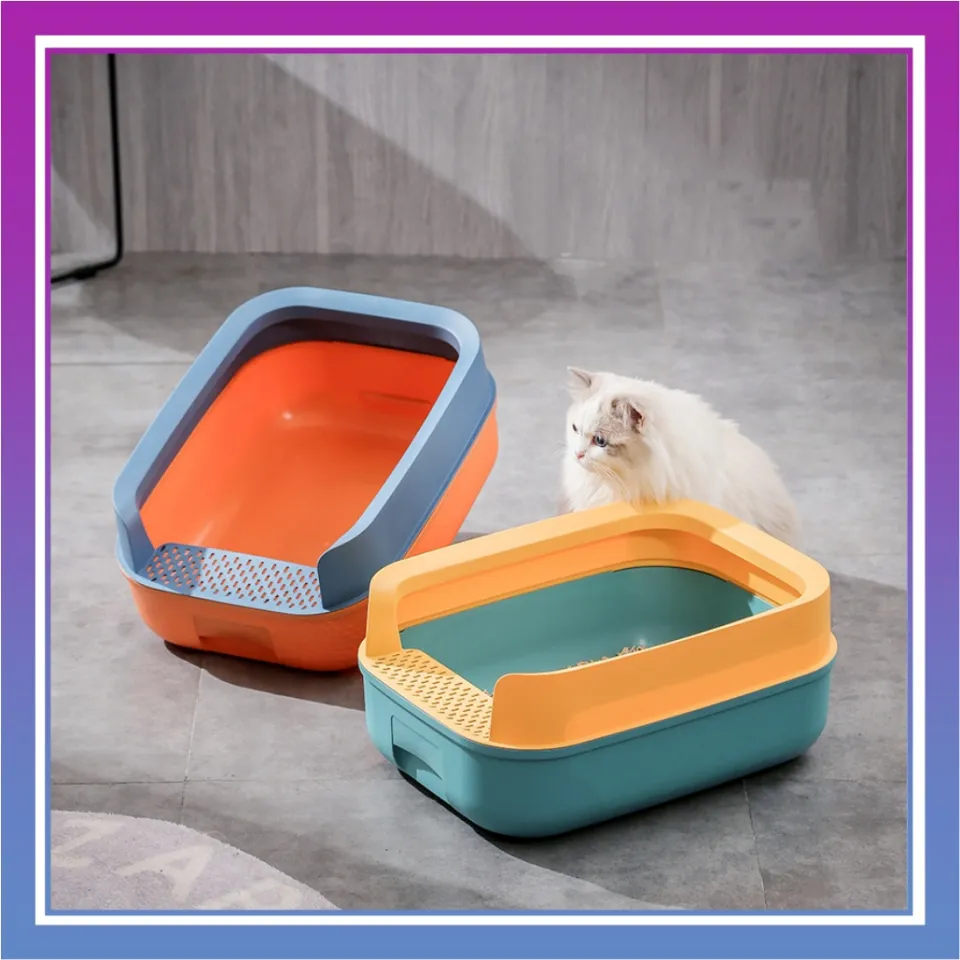 Happy Pet Cat Litter Toilet Box Bekas Pasir Kucing Cat Litter Box Tandas Berak Kucing Toilet Kucing Cat Litter Bekas Berak Kucing Lazada