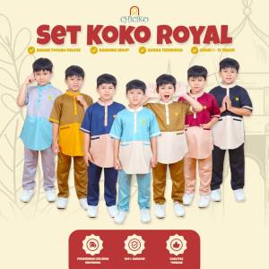 Chiciko Setelan Kurta Anak Usia 1-12 Tahun: Baju Muslim Anak Laki-Laki & Koko Anak Terbaru