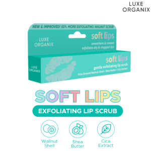 Luxe Organix Soft Lips Lip Exfoliating Scrub 15g
