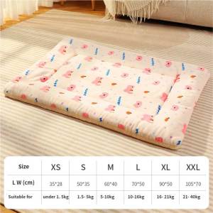 Teekland dễ thương phim hoạt hình dày vật nuôi thảm ngủ ấm giường mềm mại cho mèo & chó nhiều mục đích đệm cho lồng & nhà