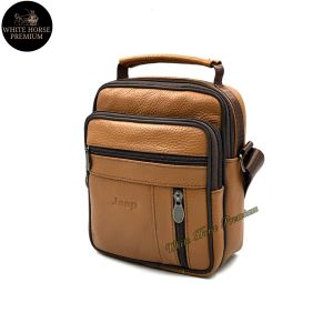 Jeep Genuine Leather Sling Bag Kulit Shoulder Bag Cross Body Leather Bag Messenger Leather Bags Beg Kulit