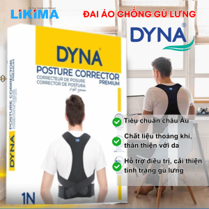 Đai Gù Lưng Cột Sống Cao Cấp - Đai Cố Định Thắt Lưng Cột Sống Dyna 1456 - LIKIMA