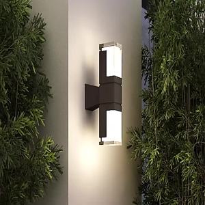 YFD  Nordic Waterproof Outdoor Wall Lamp Modern Simple Double-Headed Corridor Stair Outdoor Wall Lamp Villa Courtyard Lamp