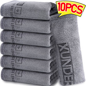 1-10 chiếc khăn rửa xe microfiber tự động làm sạch sấy viền khăn chăm sóc xe hấp thụ nước cao khăn giặt xe 2026