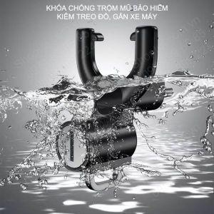 Khóa gắn xe máy chuyên dùng chống trộm mũ bảo hiểm treo đồ đa năng bằng hợp kim chắc chắn (KCTM.0698)