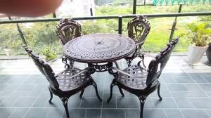 Bộ Bàn Ghế Sân Vườn Đẹp D80 - HEALHOMES