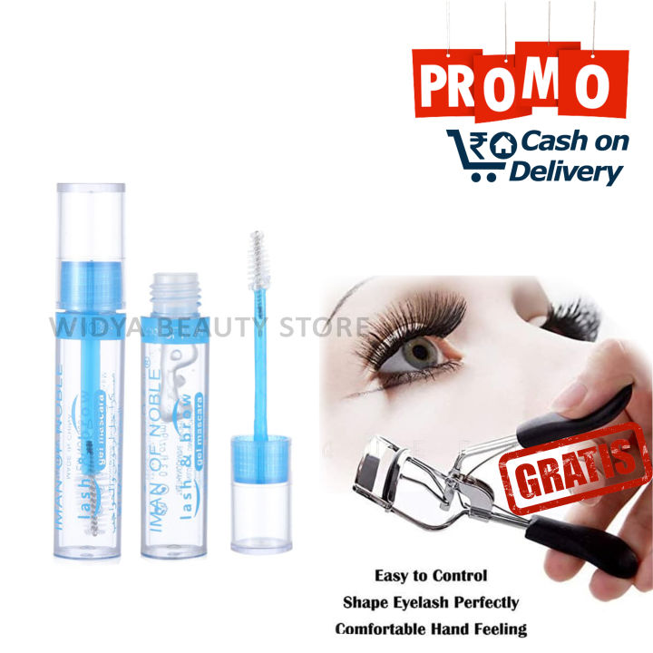 GRATIS PELENTIK BULU MATA - Maskara Bening Kiss Beauty / KISS BEAUTY IMAN OF NOBLE Essence Lash and Brow Gel Transparant Clear Mascara