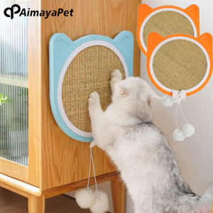 AimayaPet Cat Scratch Board with Ball Hangable Sisal Claw Scratching Cat Toy Kitten Cat Scratcher
