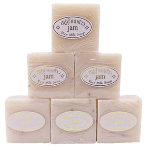 10pcs Thailand JAM Rice Milk Soap 65g Original Thailand Handmade Nourish Soap Rice Milk Soap Goat Milk Soap Rice Soap For Face2026