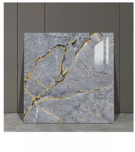 【Free Gift】60x60cm PVC Imitation Marble Floor Stickers Self-adhesive Wall Stickers Waterproof For PVC Thick Wall Sticker Self Adhesive Tiles Floor Stickers Marble Bathroom Ground Wallpapers waterproof Bedroom living Room Bathroom Decoration