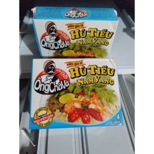 viên gia vị hủ tiếu nam vang ông chà và [1 hộp 4 viên]