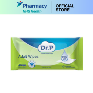 Dr P Adult Wipes 40s / Dr P Premium Adult Wipes 40s